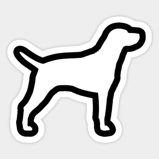 Hungarian Vizsla Silhouette Sticker